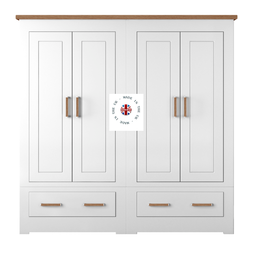 Modo Painted 4 door Wardrobe