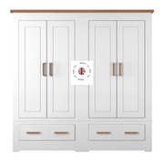 Modo Painted 4 door Wardrobe