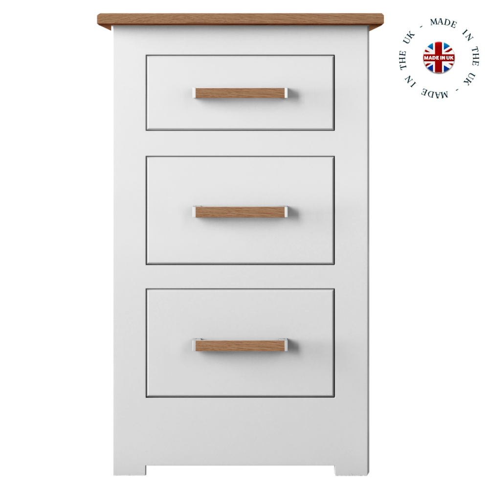 Modo Painted 3 drawer Bedside