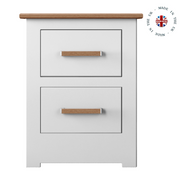 Modo Painted 2 drawer bedside