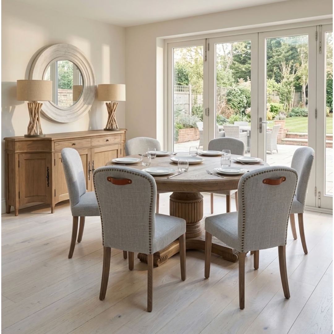 140cm Sofia Round Dining Table