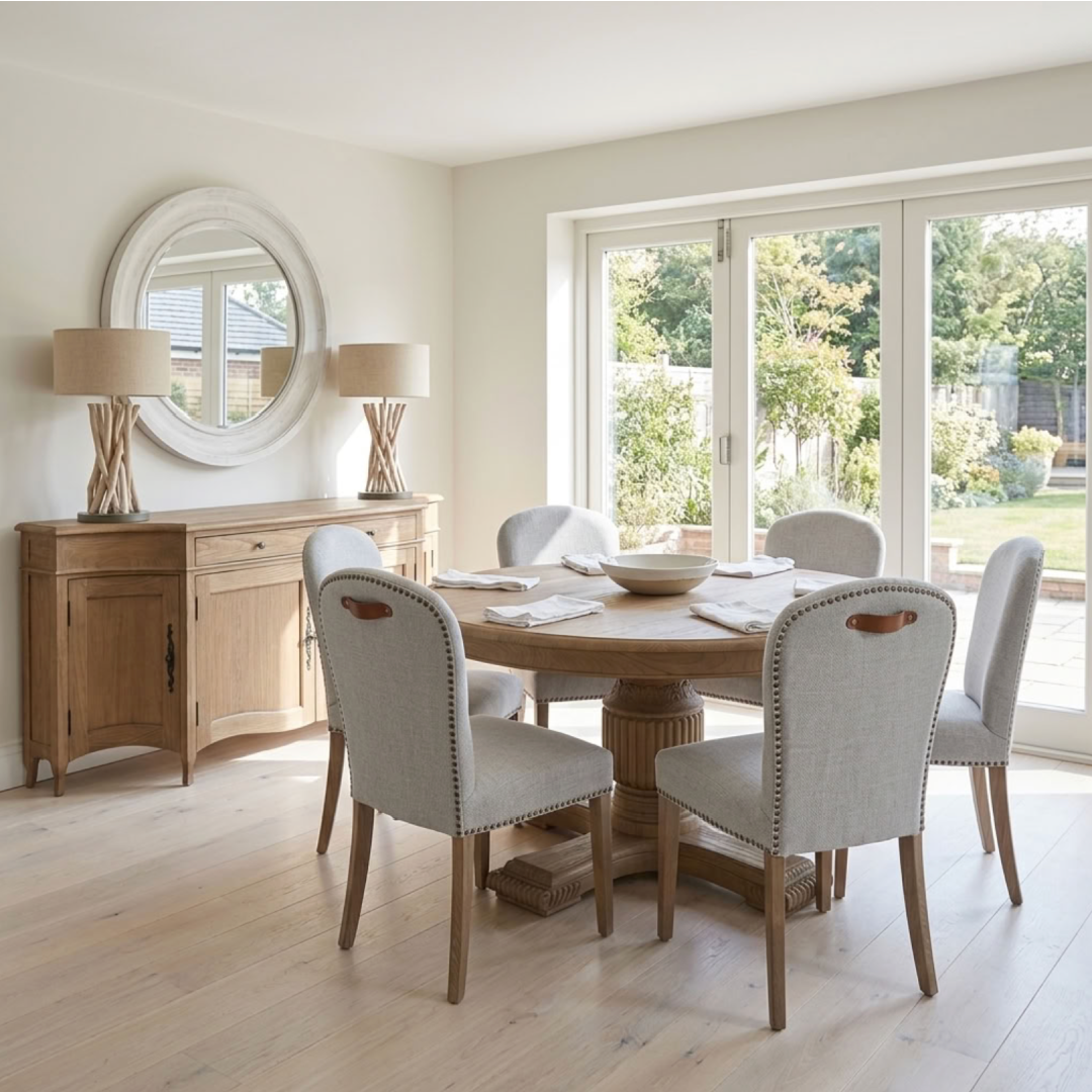 140cm Sofia Round Dining Table