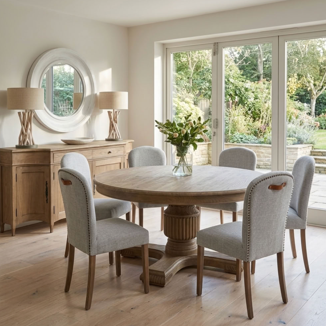 160cm Sofia Round Dining Table