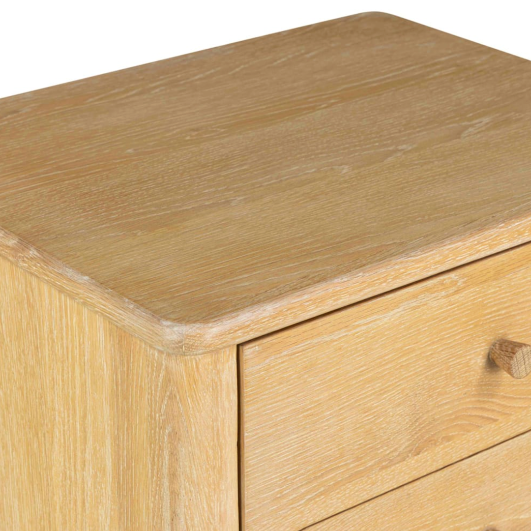 Willow washed oak 5 DRAWER TALL CHEST