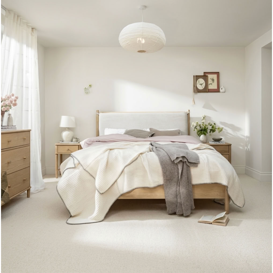 Willow washed oak Bedstead