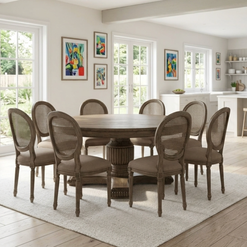 180cm Sofia Round Dining Table