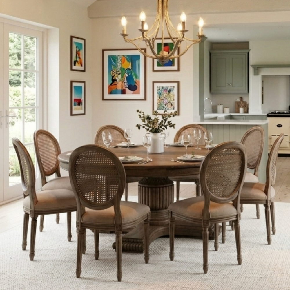 180cm Sofia Round Dining Table