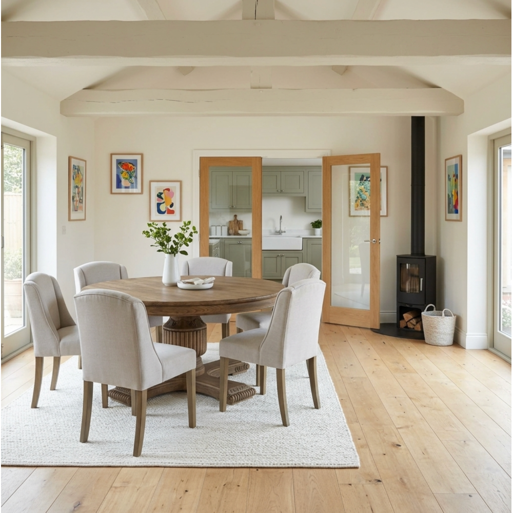 160cm Sofia Round Dining Table