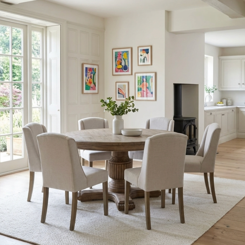 160cm Sofia Round Dining Table