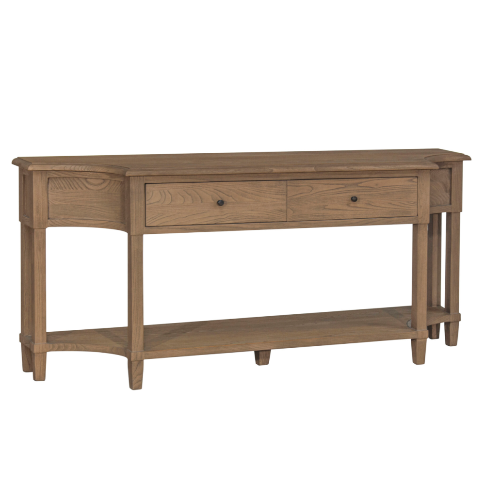 170cm Sofia Sofa Table – Smoked Oak
