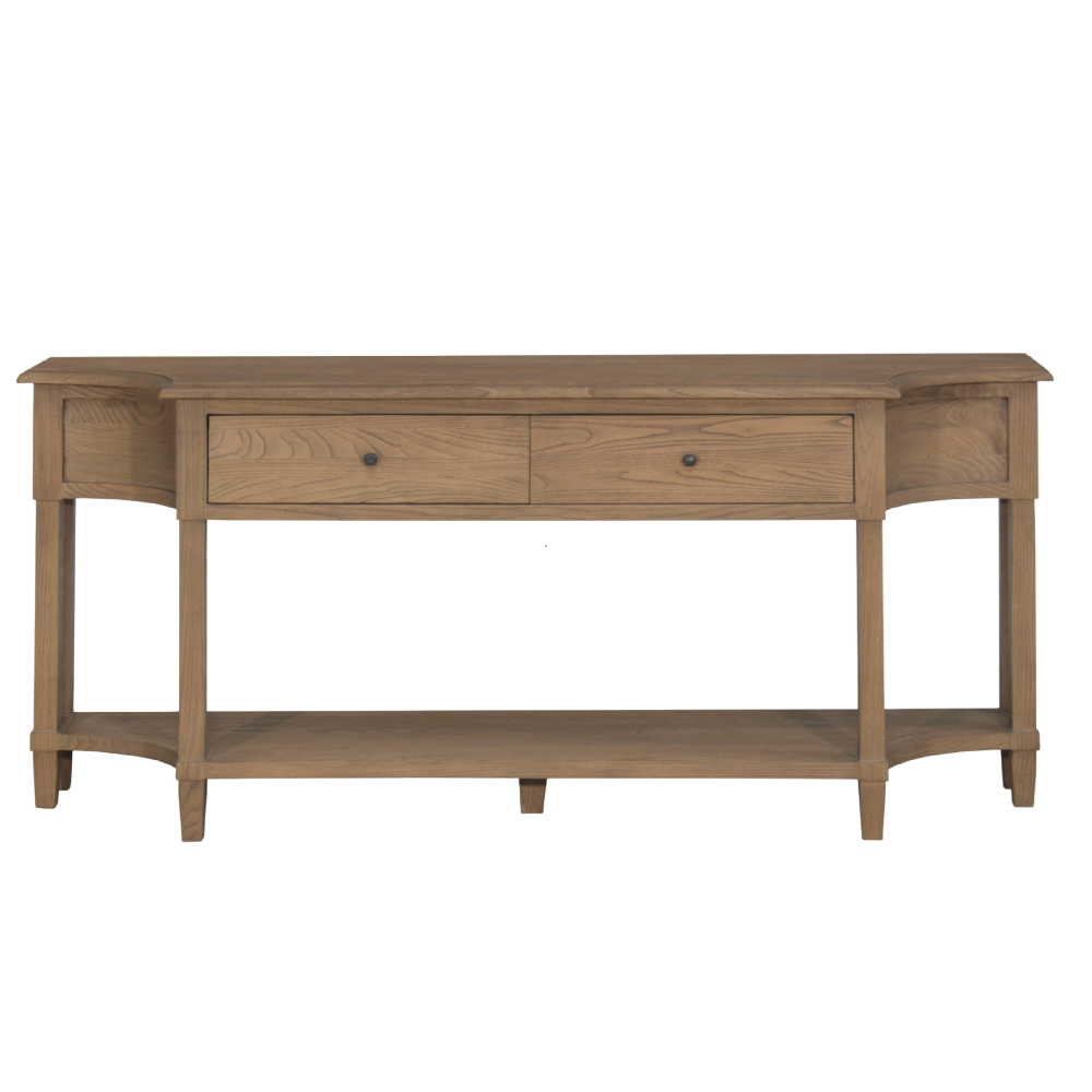 170cm Sofia Sofa Table – Smoked Oak