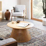 Soho Oak Round CoffeeTable