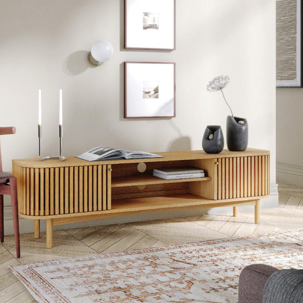 Soho Oak Extra Large Tv Cabinet