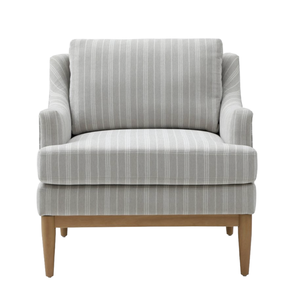 Briar Chair Natural Stripped Chenille