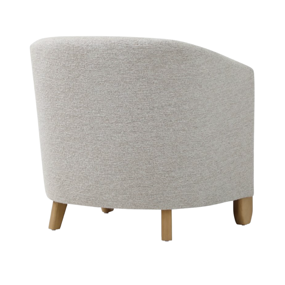 Jules Chair Natural Texture Woven Chenille