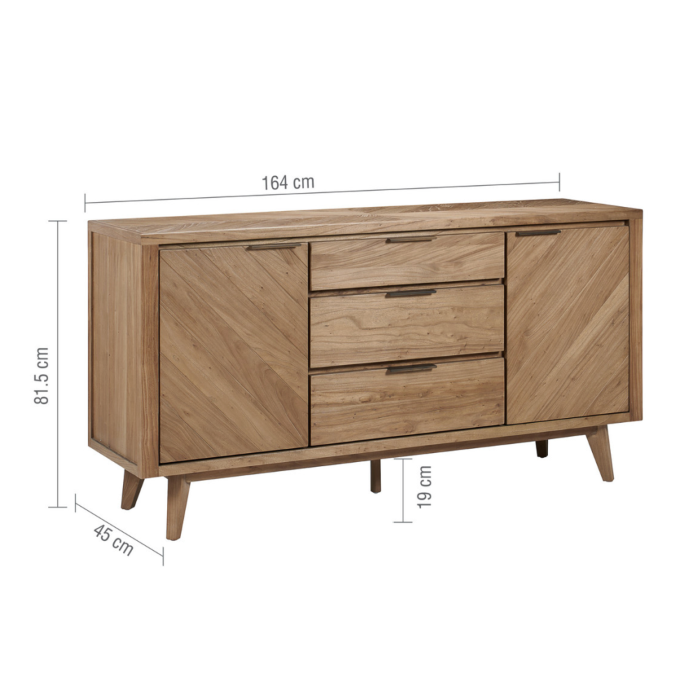 Willis and Gambier Sorrento 2 Door 3 Drawer Sideboard