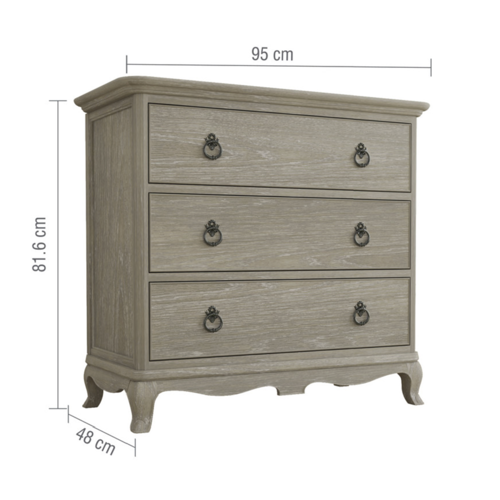Willis and Gambier Camille Three Drawer Chest