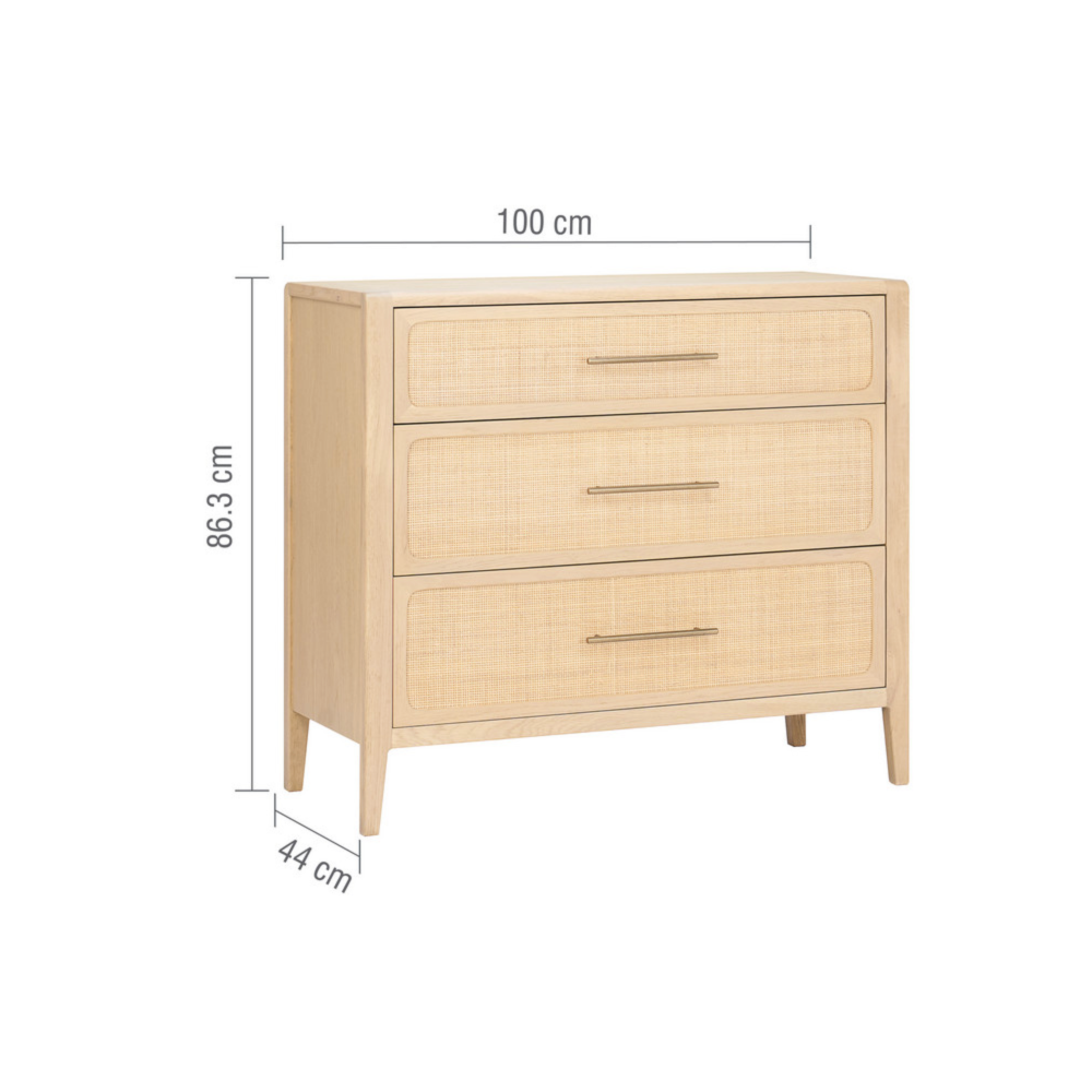 Willis & Gambier Casera 3 Drawer Chest