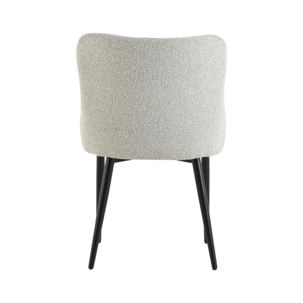 Diamond stictch stone fabric chair