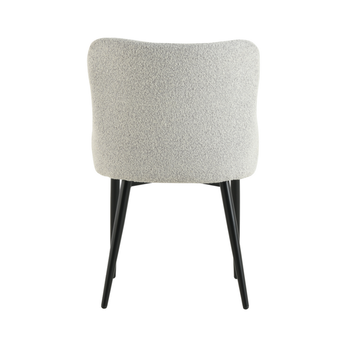 Diamond stictch stone fabric chair