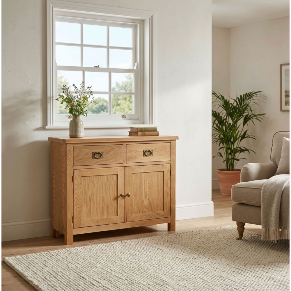Tavistock Small rustic oak sideboard