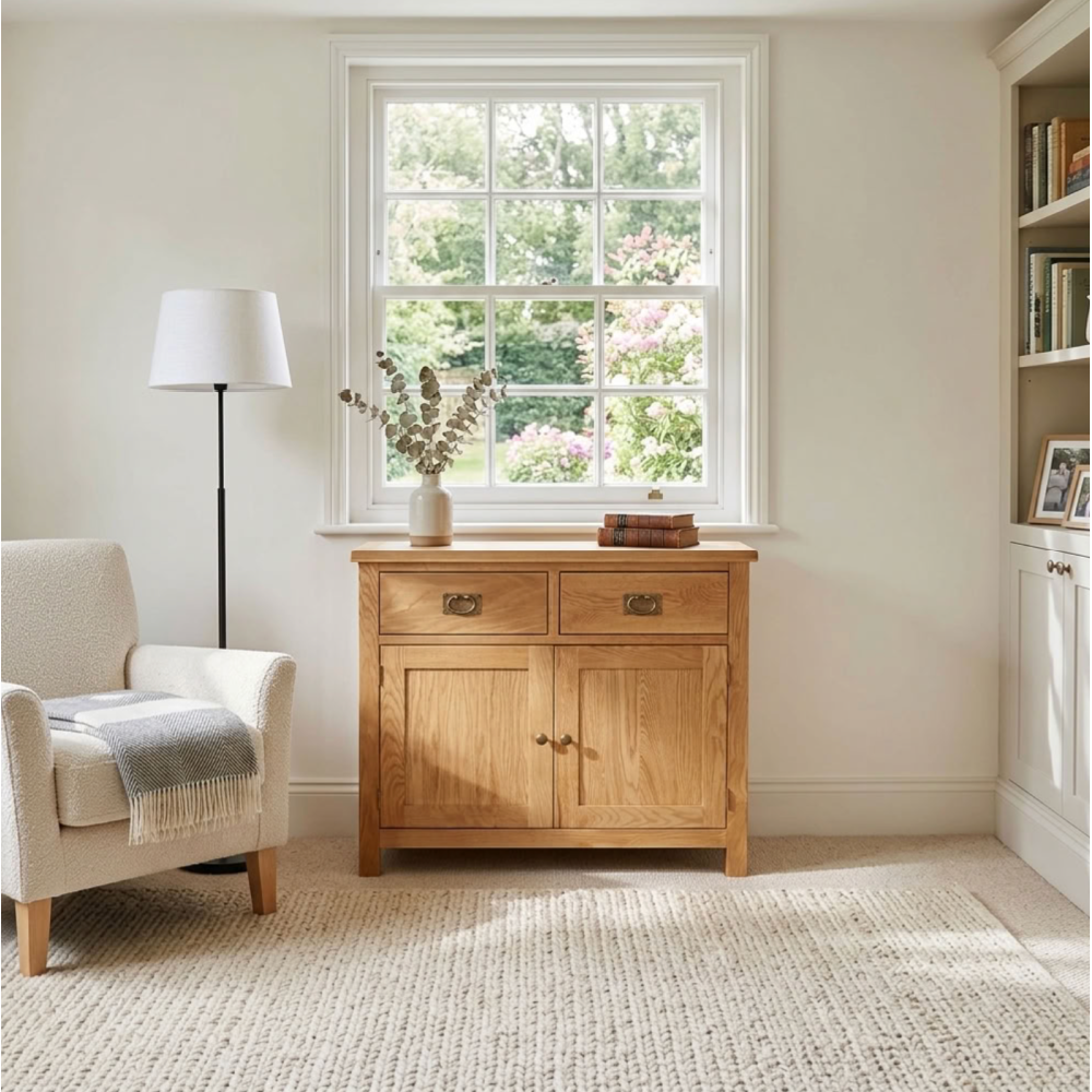 Tavistock Small rustic oak sideboard