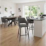 Ted Bar Chair - Dark Grey