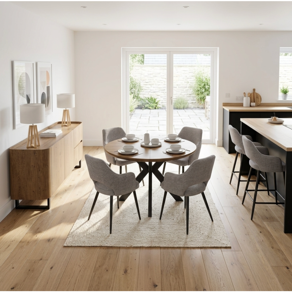 Boston Round Table 1200mm/1650mm extending table