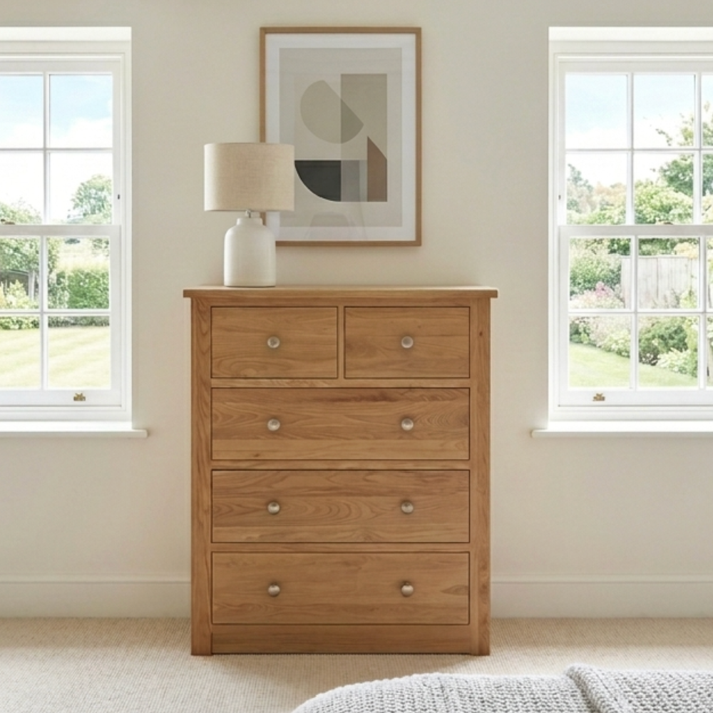 Torino Solid Oak 2/3 Jumbo Chest