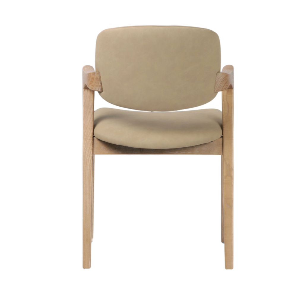 Mila Mila Camel PU Dining Chair