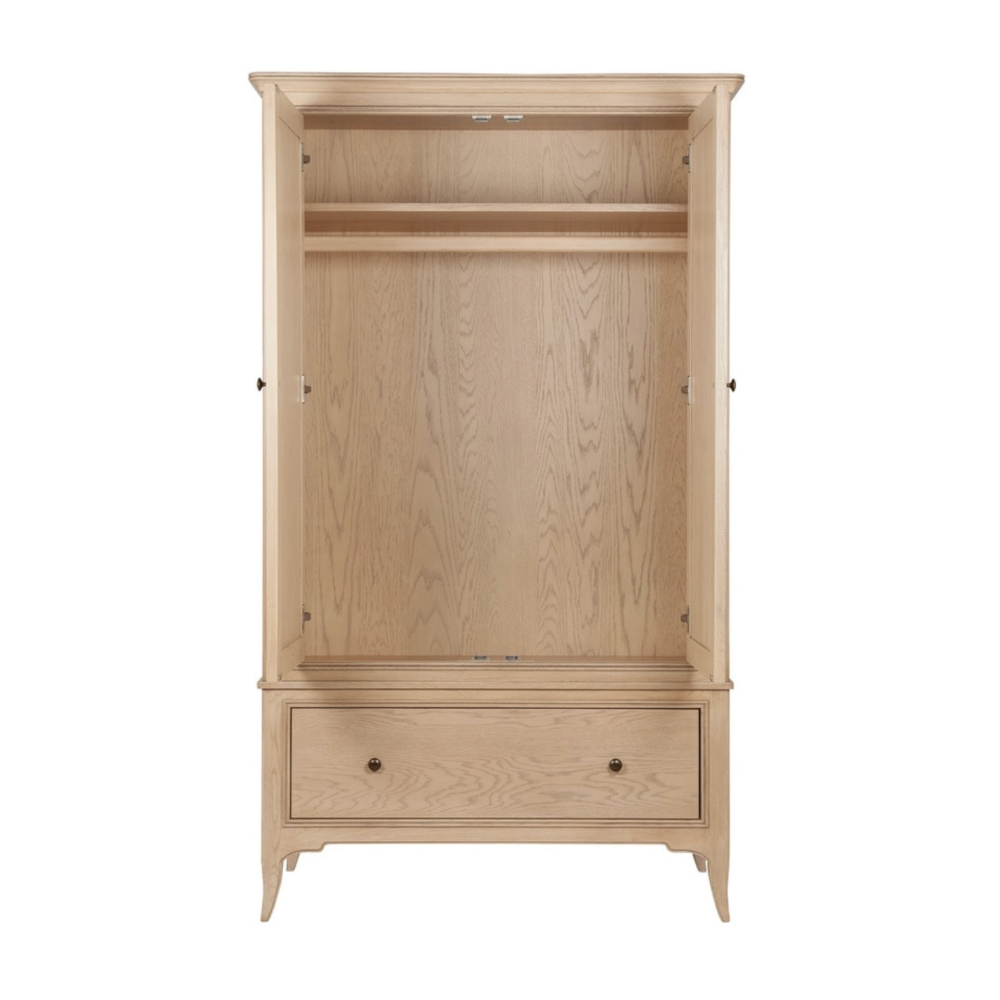 Willis & Gambier Toulon TOULON 2 DOOR 1 DRAWER WARDROBE WITH MIRROR