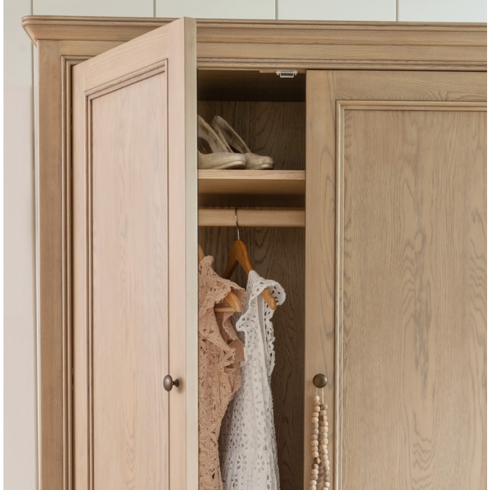 Willis & Gambier Toulon TOULON 2 DOOR 1 DRAWER WARDROBE WITH MIRROR
