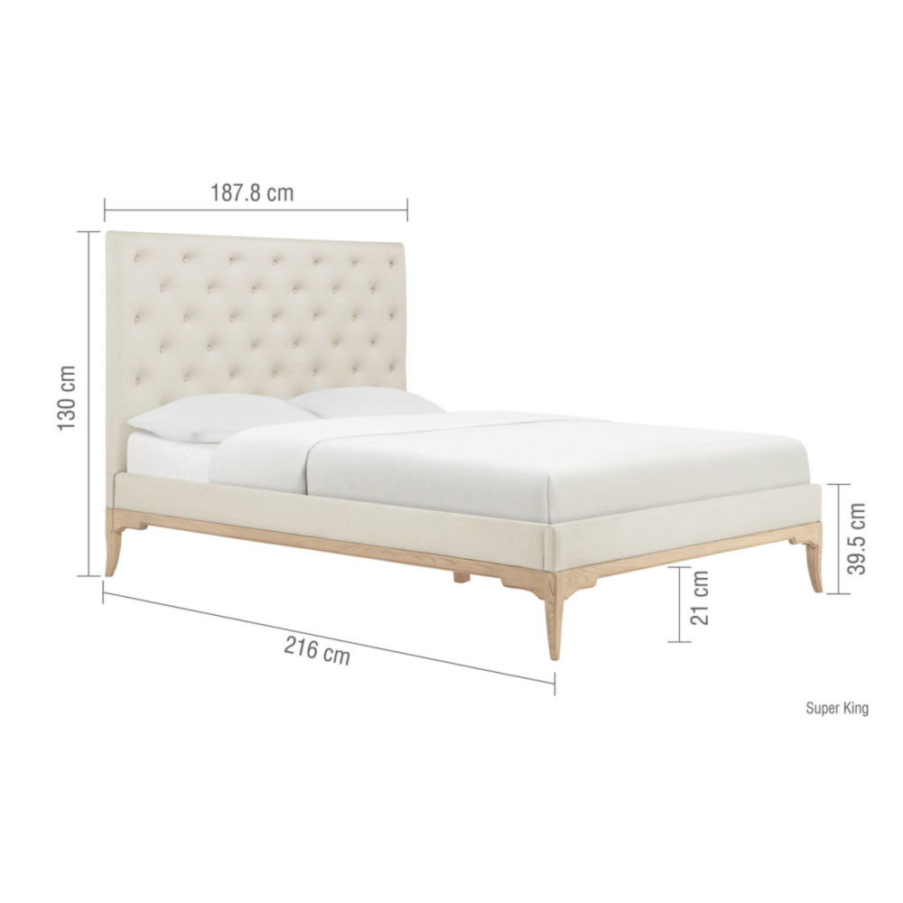 Willis & Gambier Toulon Low Foot End Bed Cream