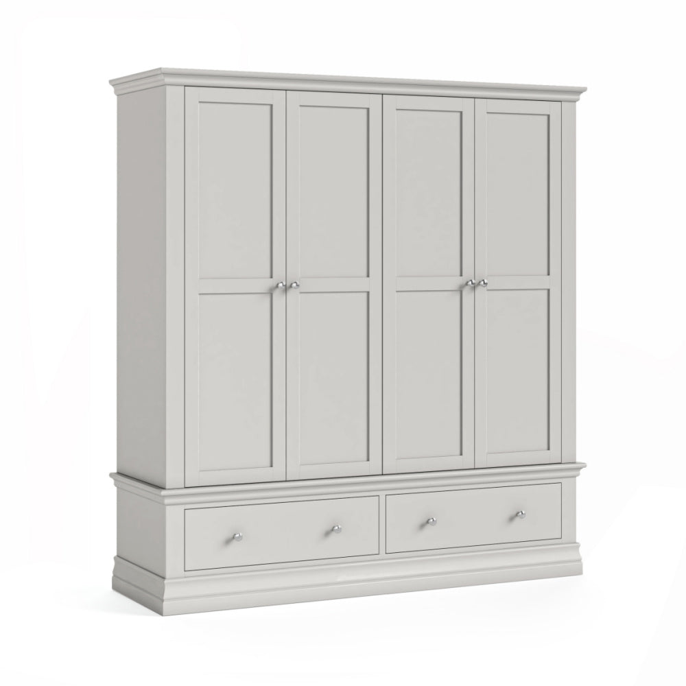 Dorset 4 Door Wardrobe with Drawers