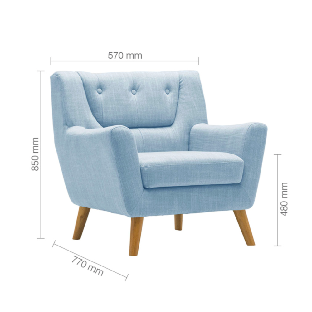 LAMBETH CHAIR DUCK EGG BLUE