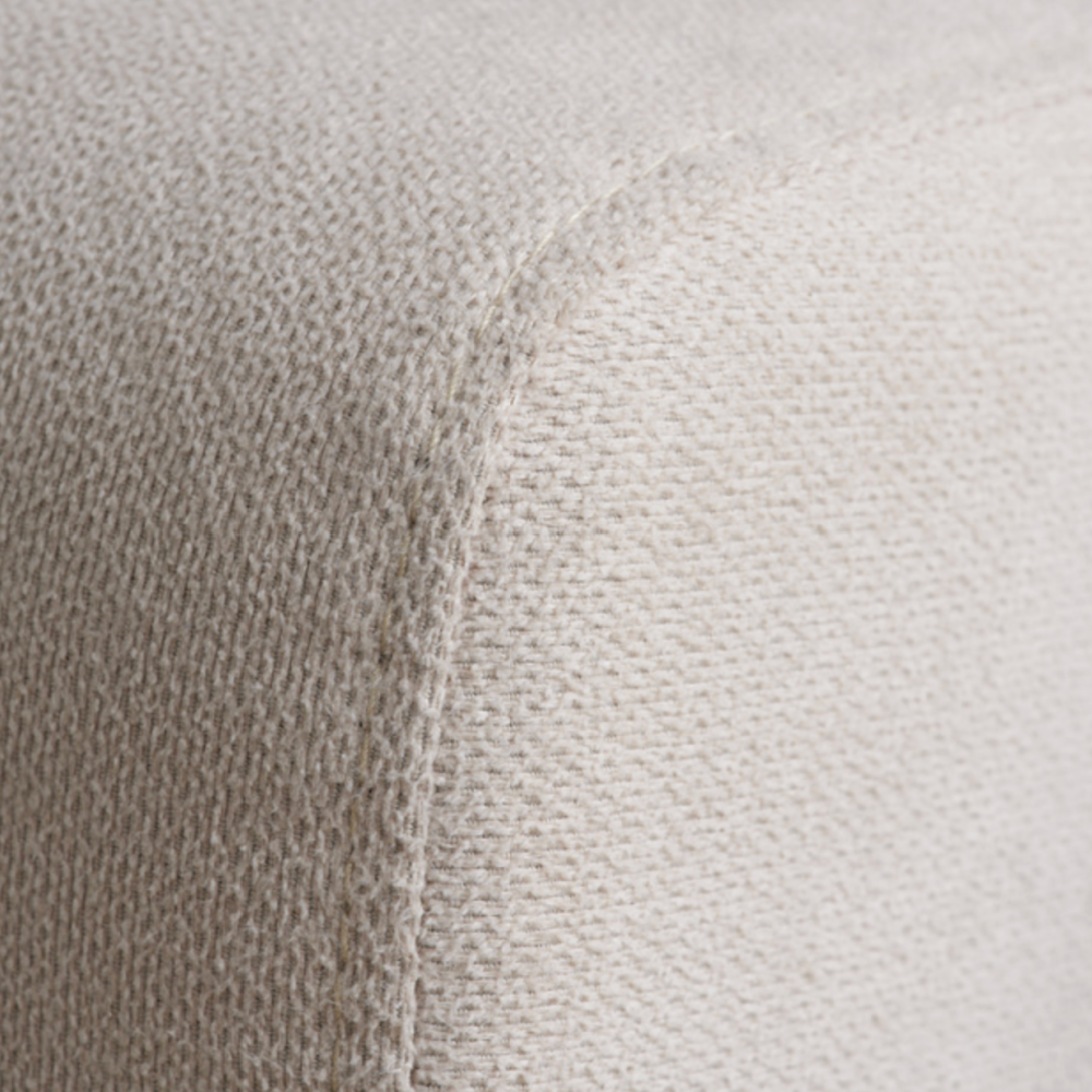 ELLWOOD FABRIC ARMCHAIR - CREAM & OAK