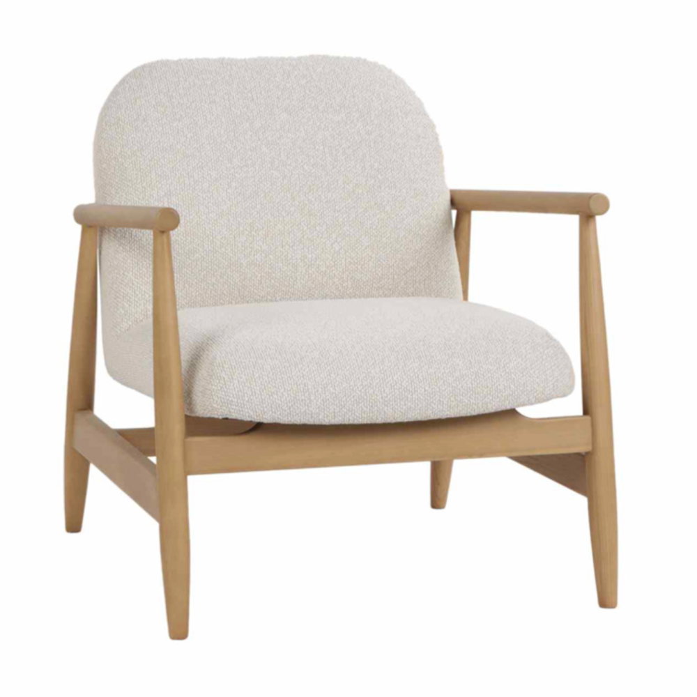 LARA ARM CHAIR (WHITE)