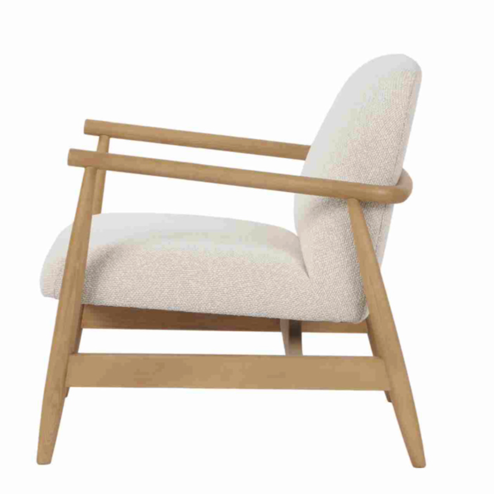 LARA ARM CHAIR (WHITE)