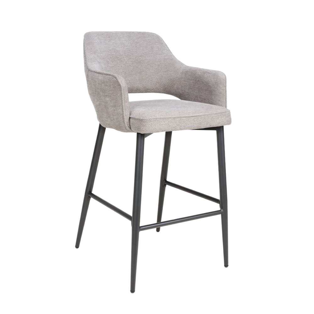 Ted Bar Chair - Pewter