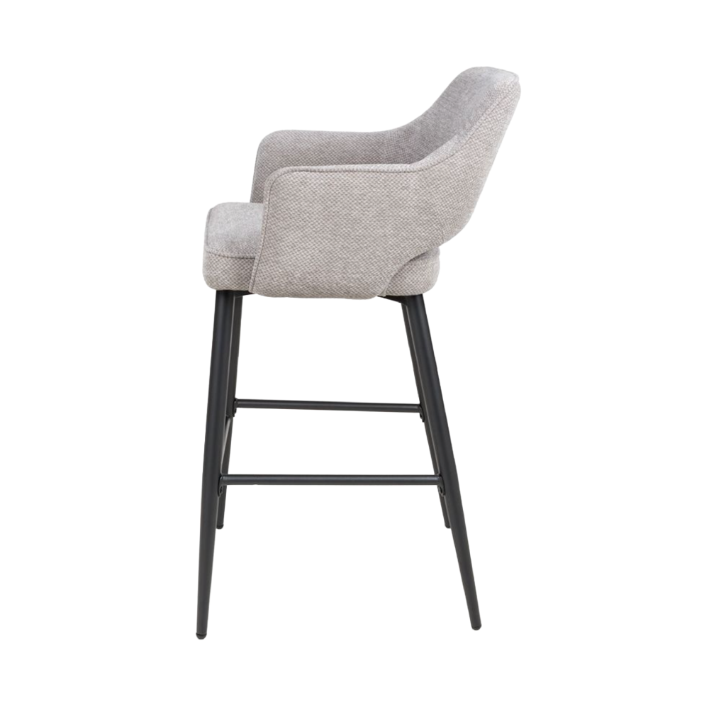 Ted Bar Chair - Pewter