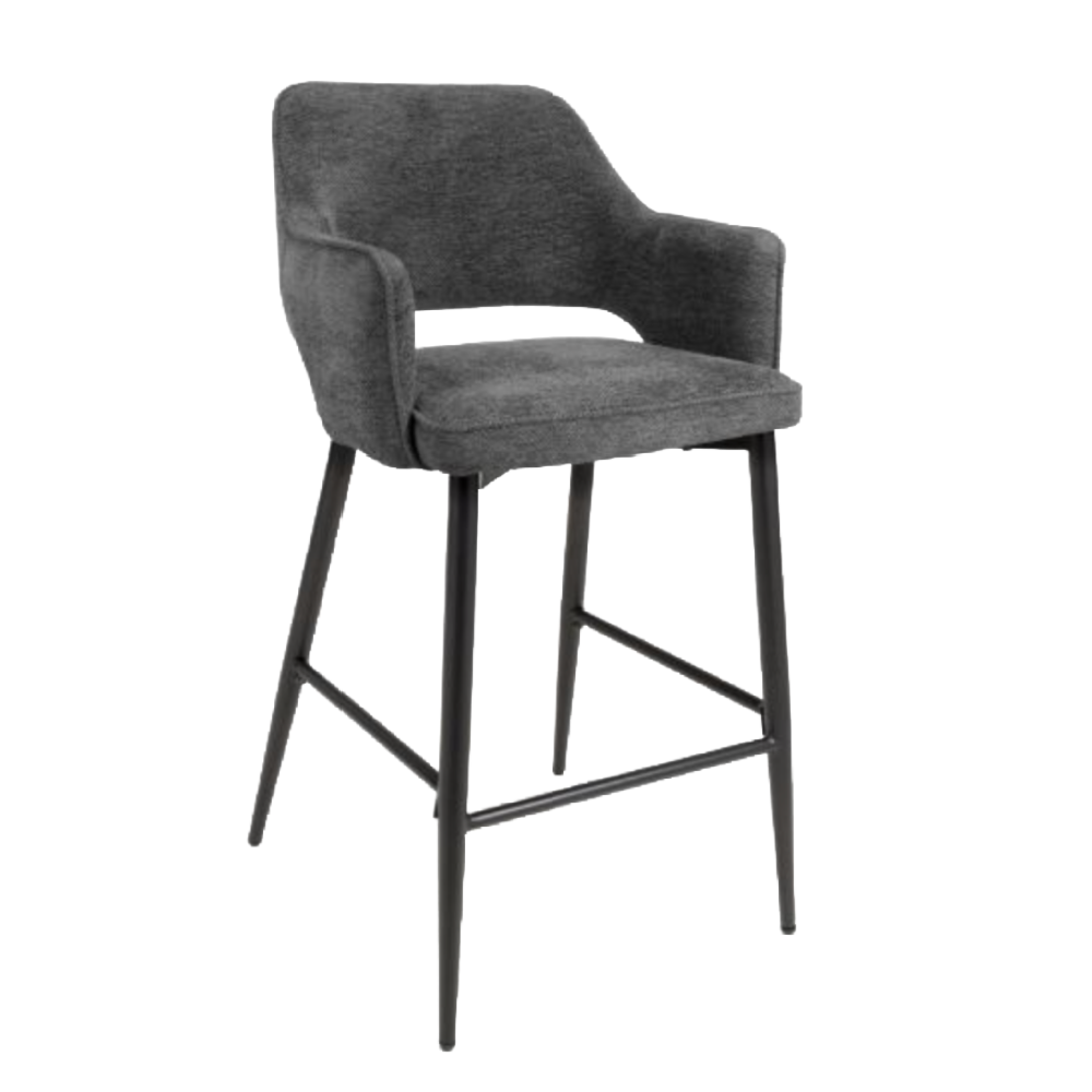 Ted Bar Chair - Dark Grey