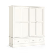 Dorset 4 Door Wardrobe with Drawers