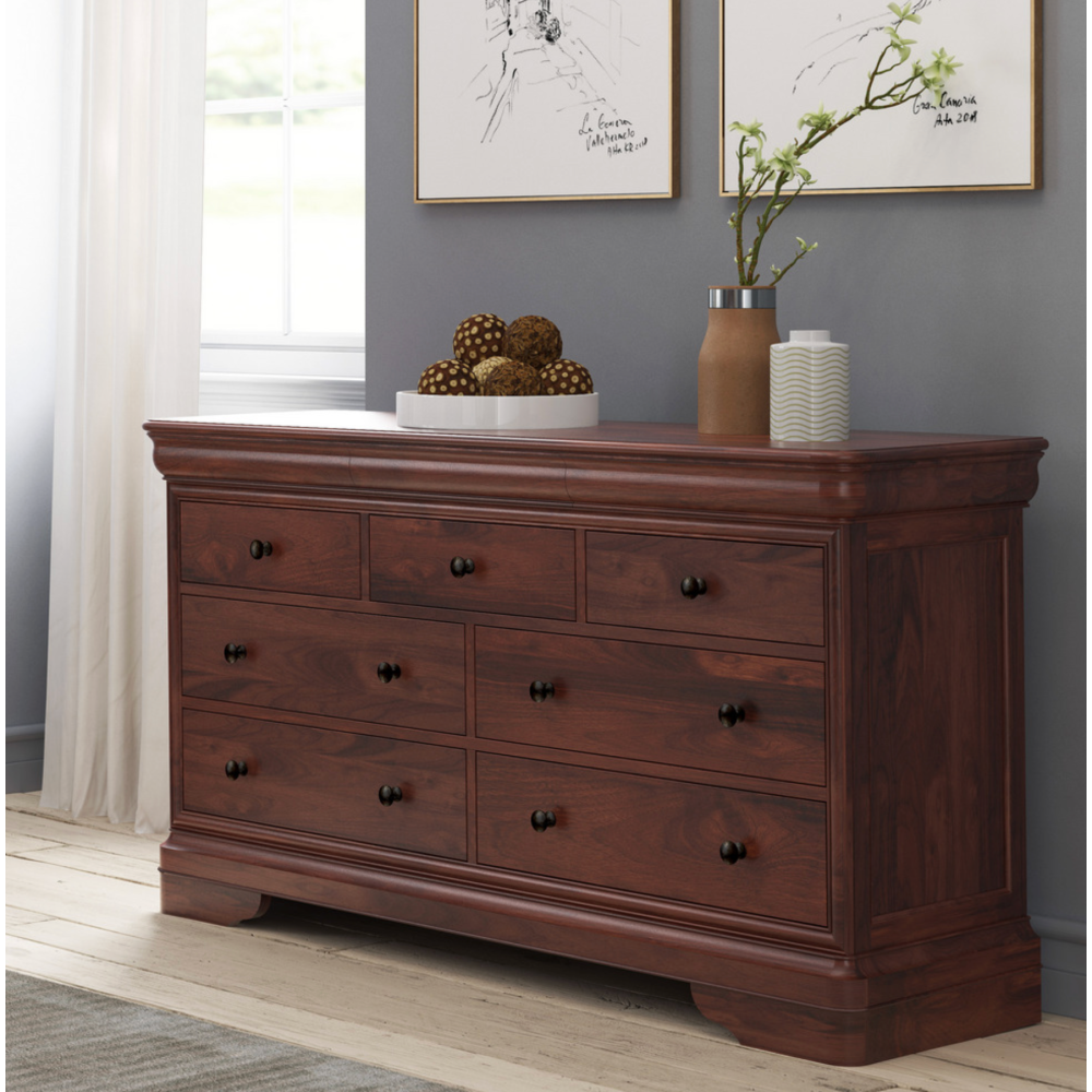 ANTOINETTE BEDROOM - WIDE 4+3 DRAWER CHEST