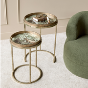 Monkey Jungle Set Of 2 Side Tray Tables