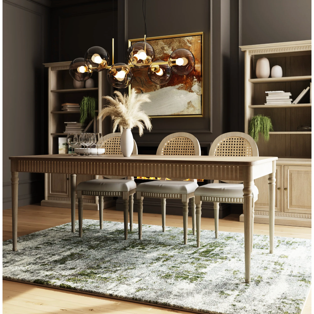 Willow Rattan Back Dining Chair – Timber Wash !New!