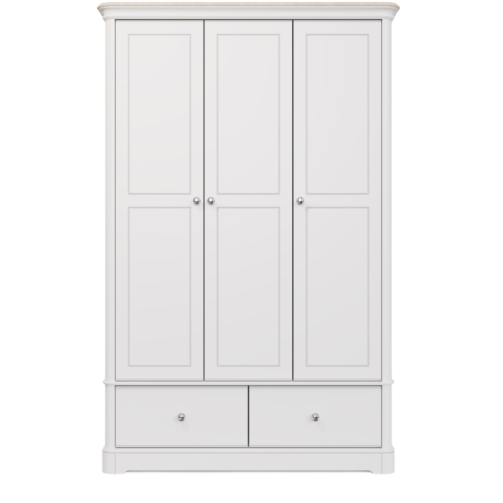 Chartwell 3 Door  3 drawer Triple Wardobe