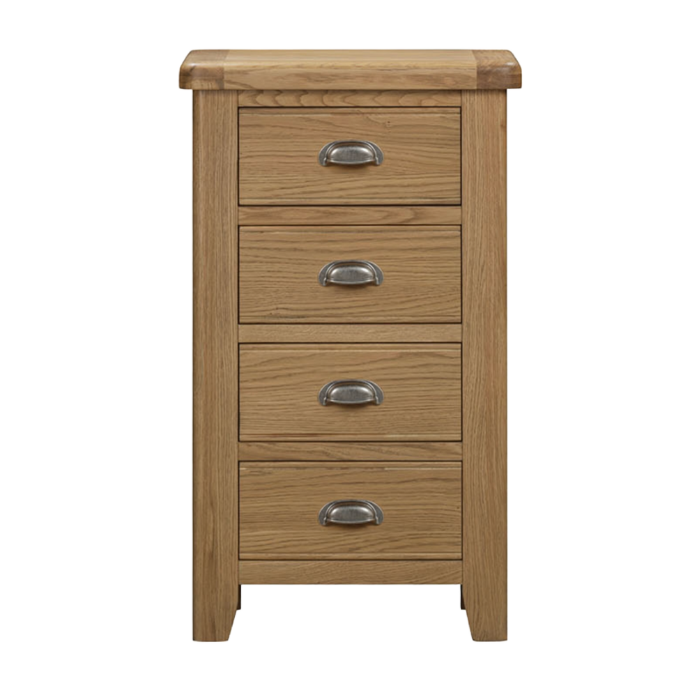 Tewkesbury Smoked Oak 5 Drawer Tall Chest