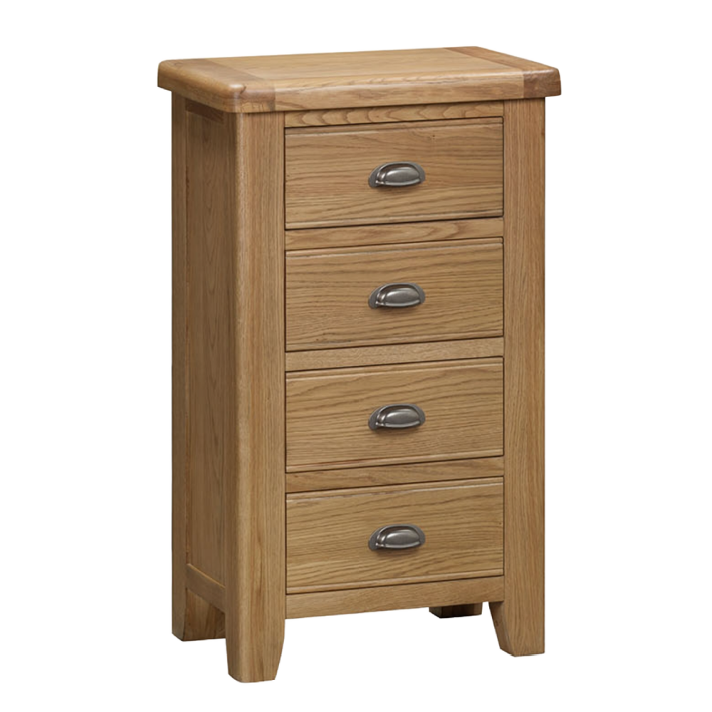 Tewkesbury Smoked Oak 5 Drawer Tall Chest