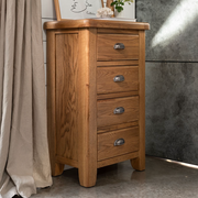 Tewkesbury Smoked Oak 5 Drawer Tall Chest