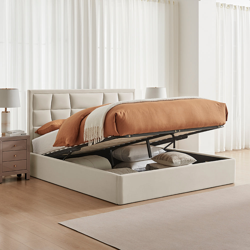 Carmen Natural Storage bed New !!